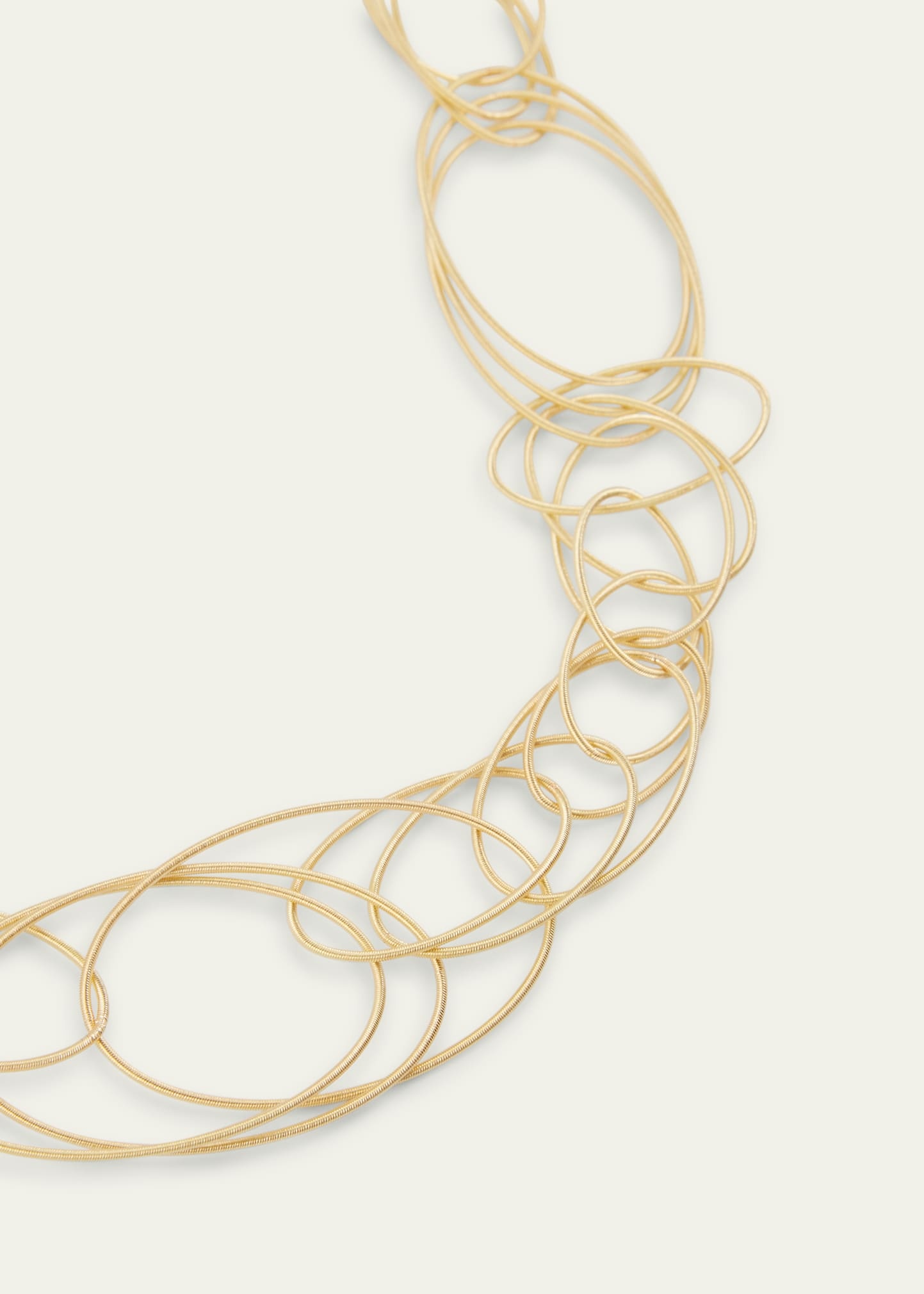 Hawaii 18K Yellow Gold Oval Link Necklace - 3