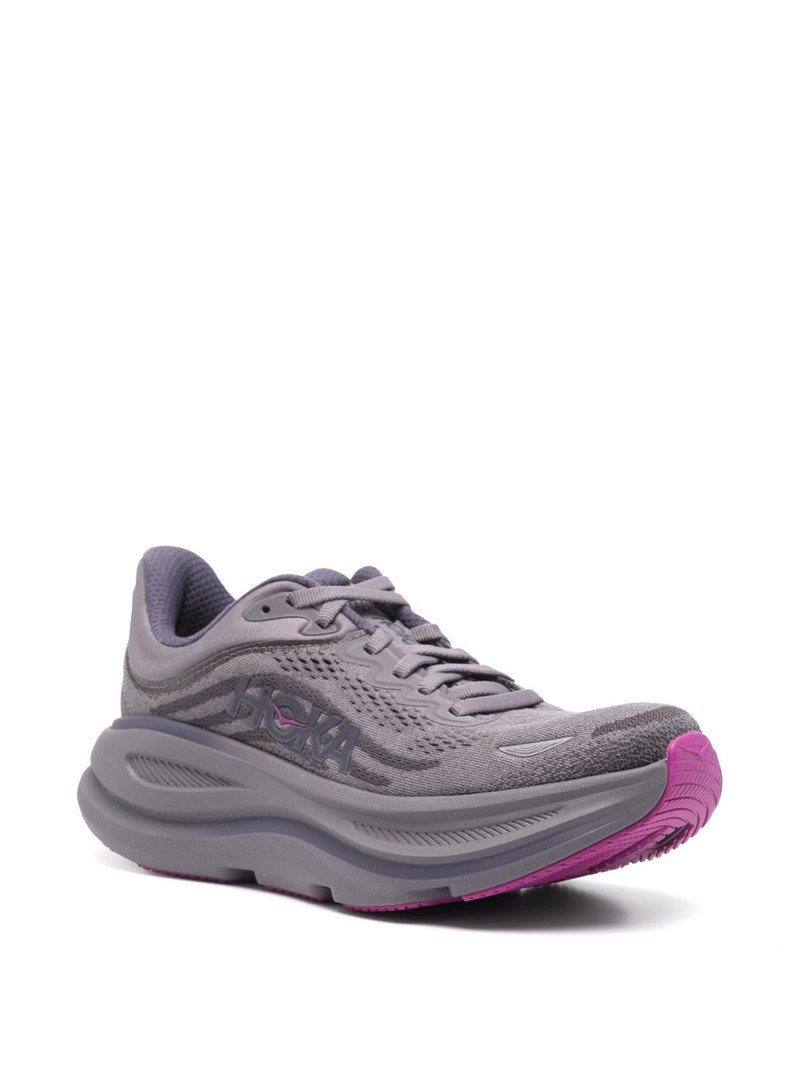 HOKA Bondi 9 lace-up sneakers outlook