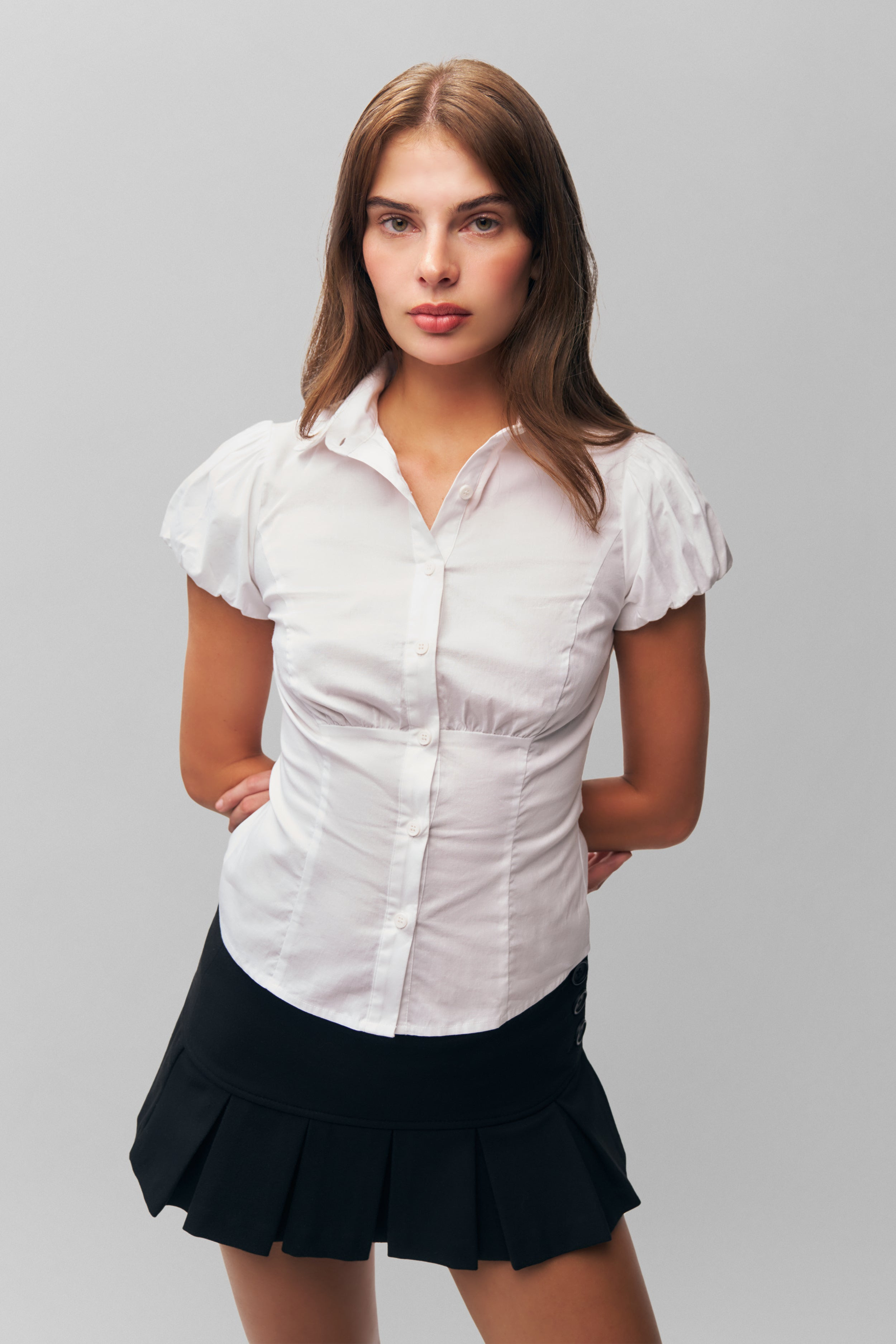 PLEATED MICRO MINI SKIRT - 6