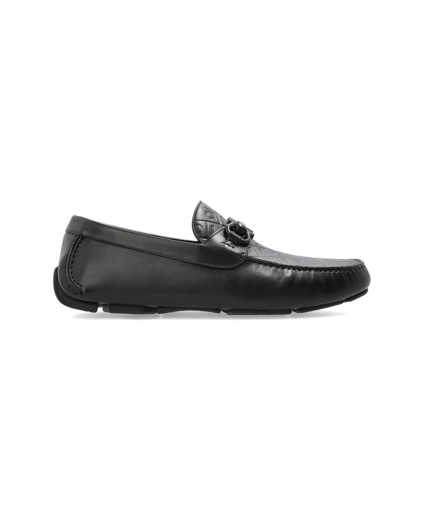 Gancini-plaque Slip-on Loafers - 1