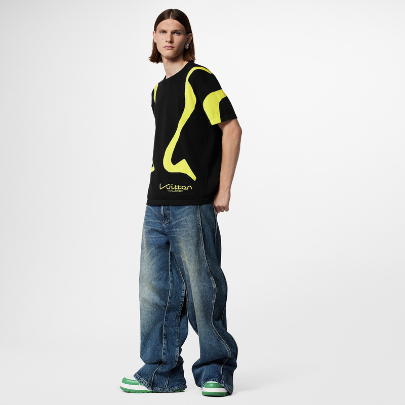 Louis Vuitton Sporty Line Intarsia Short-Sleeved Crewneck outlook