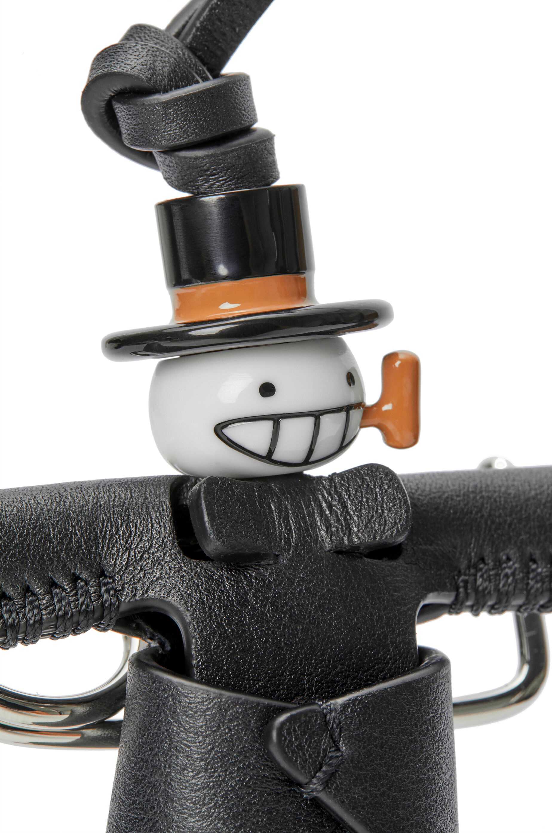Turnip Head charm in felt and classic calfskin - 4