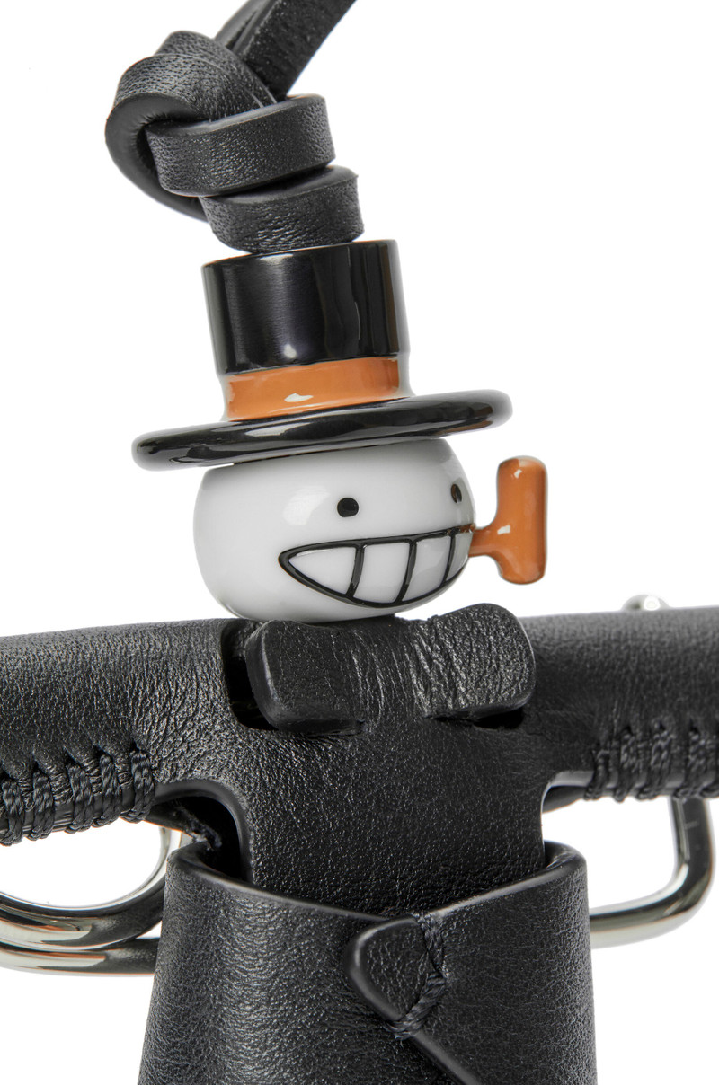 Turnip Head charm in felt and classic calfskin 4