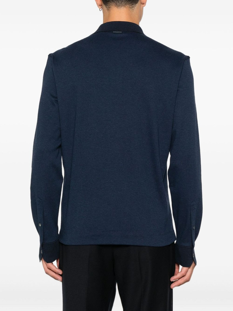 long-sleeve polo shirt 4