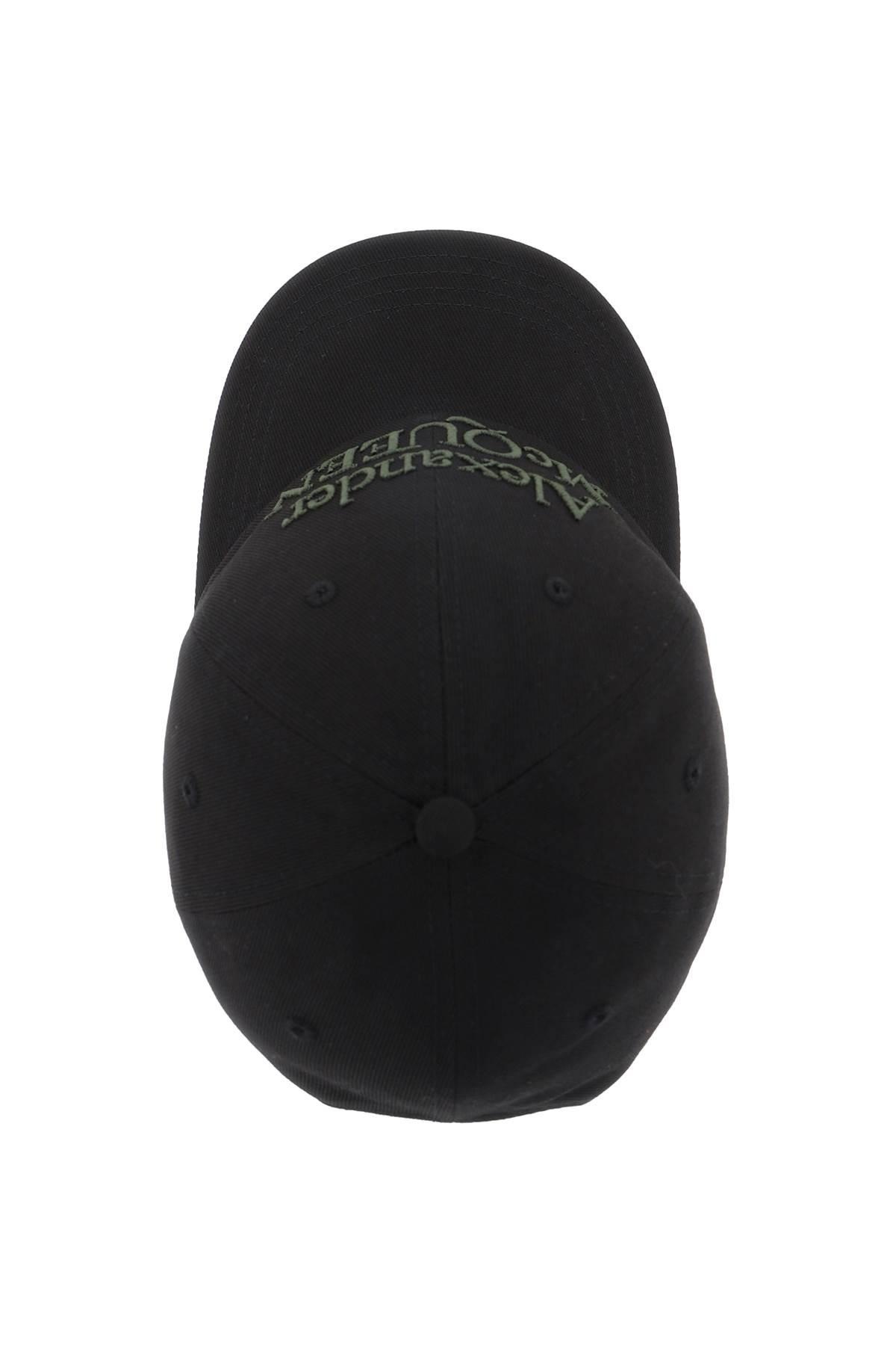 ALEXANDER MCQUEEN BASEBALL CAP WITH EMBROIDERED LOGO - 2