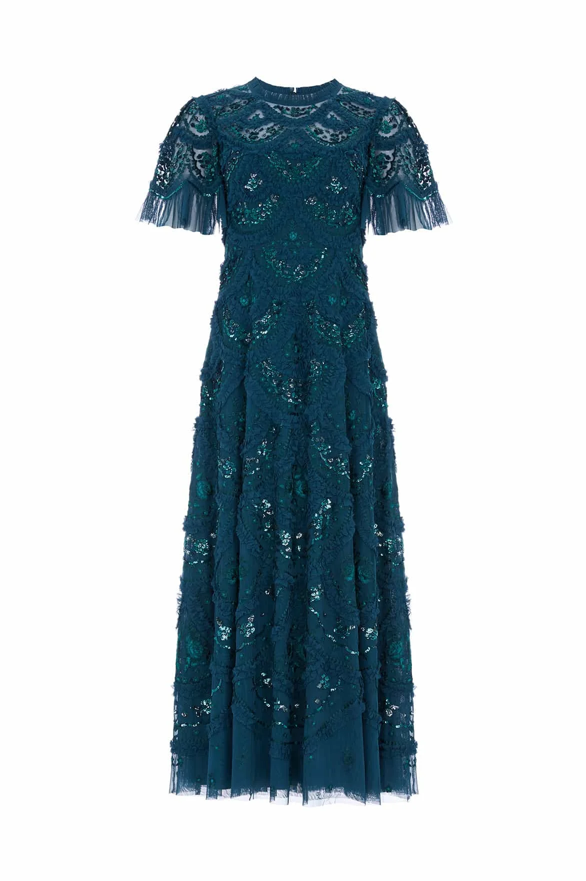 Carmen Ruffle Ankle Gown - 1