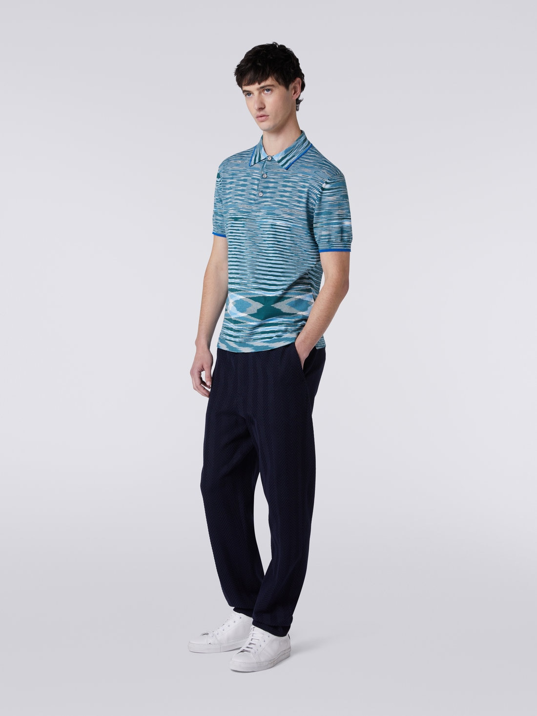 Slub cotton polo shirt - 3