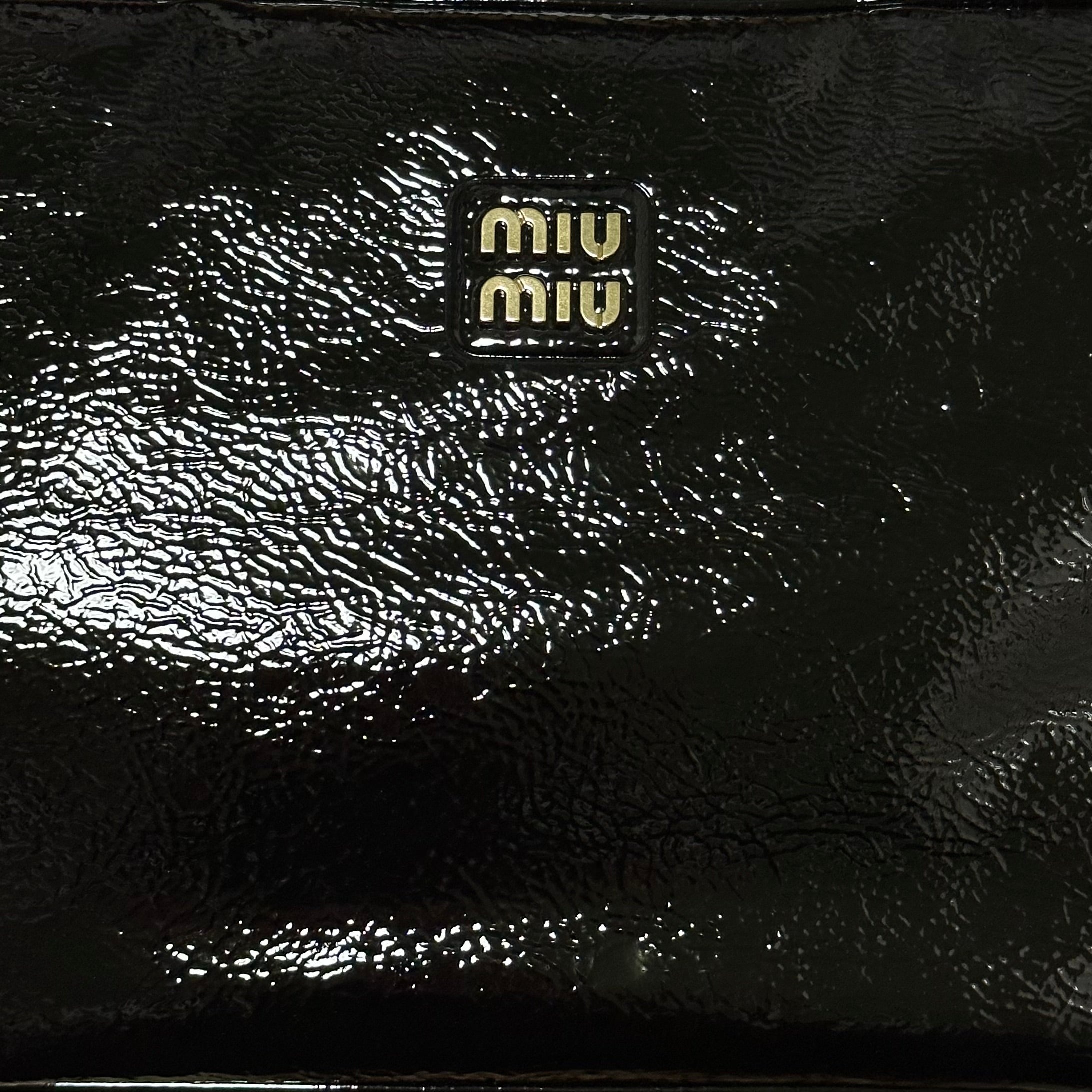 MIU MIU Beau Naplak Patent Leather Bag - 6