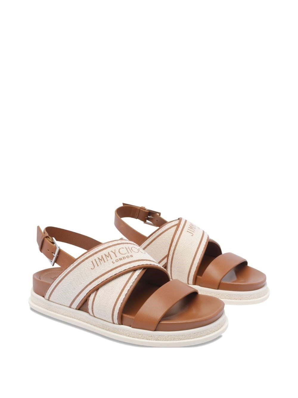 Joa Flat canvas flat sandals - 4