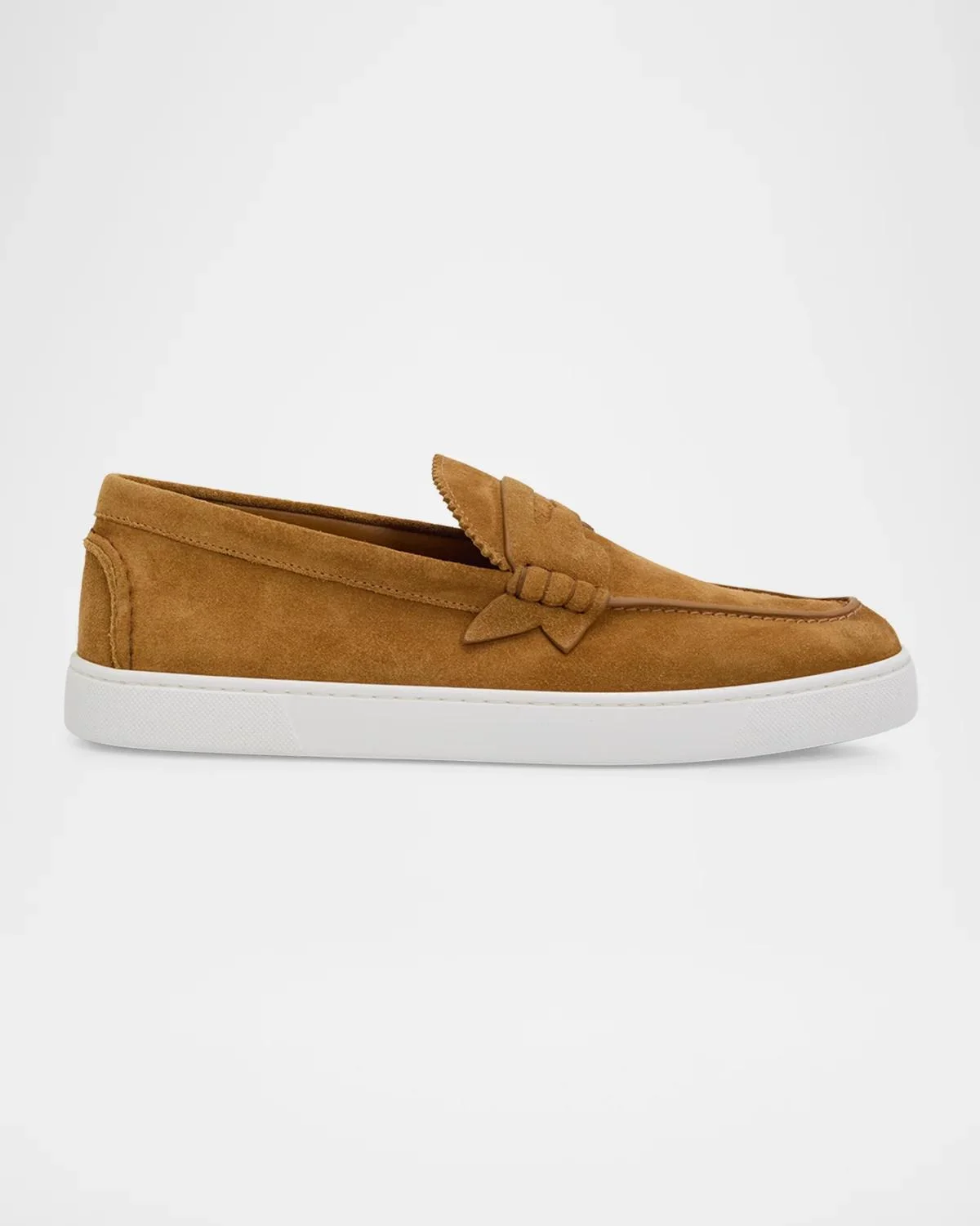 Men's The Harold I Flat Leather Red-Sole Boat Shoes - 1