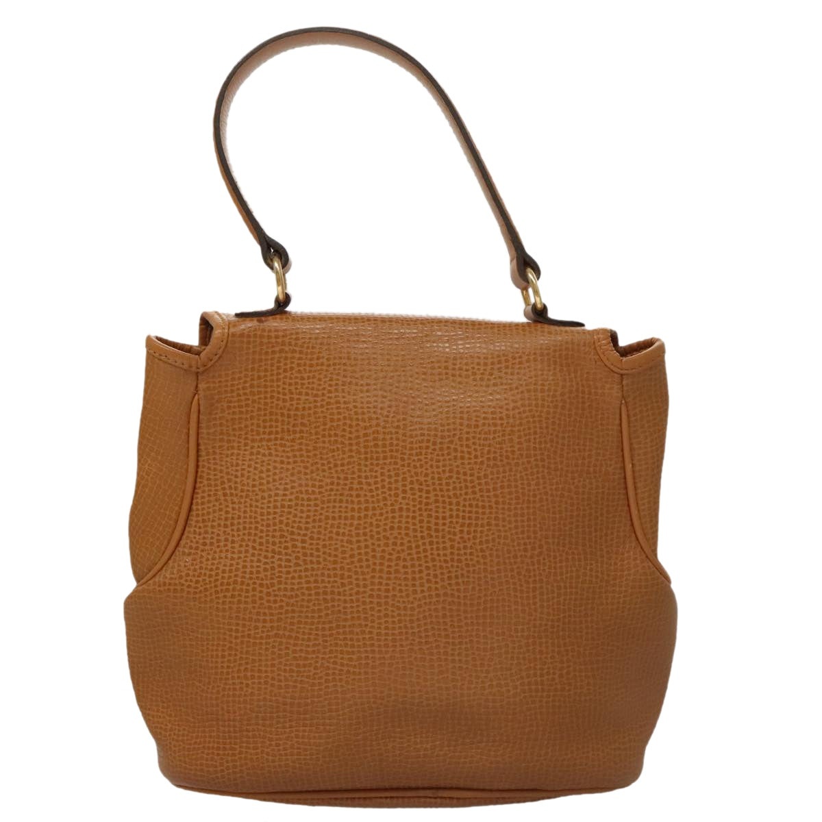 DIOR Hand Bag Leather Brown Gold - 3