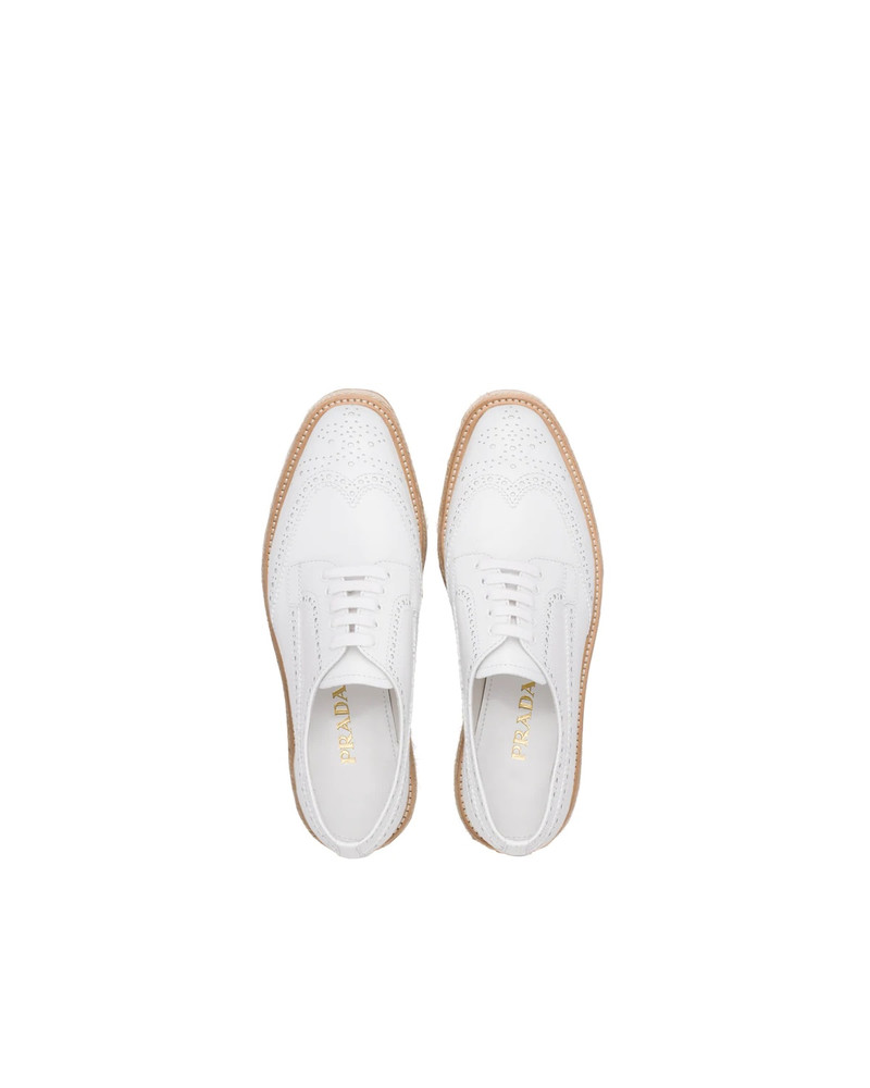 Microsole brushed leather shoes 4