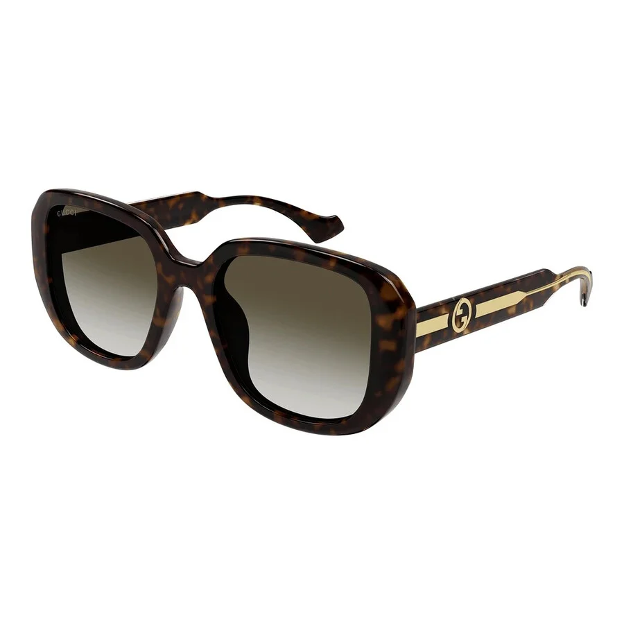Gucci Brown Gradient Square Ladies Sunglasses GG1557SK 002 54 - 1
