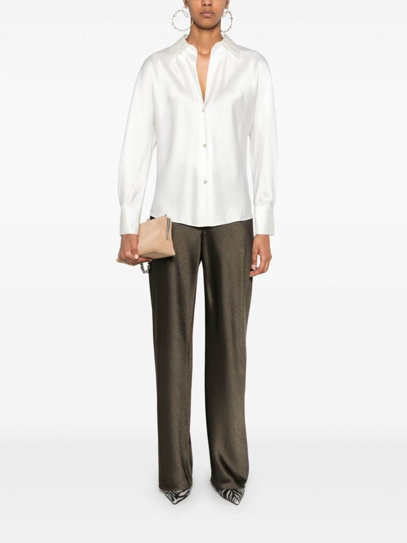 Vince satin shirt outlook