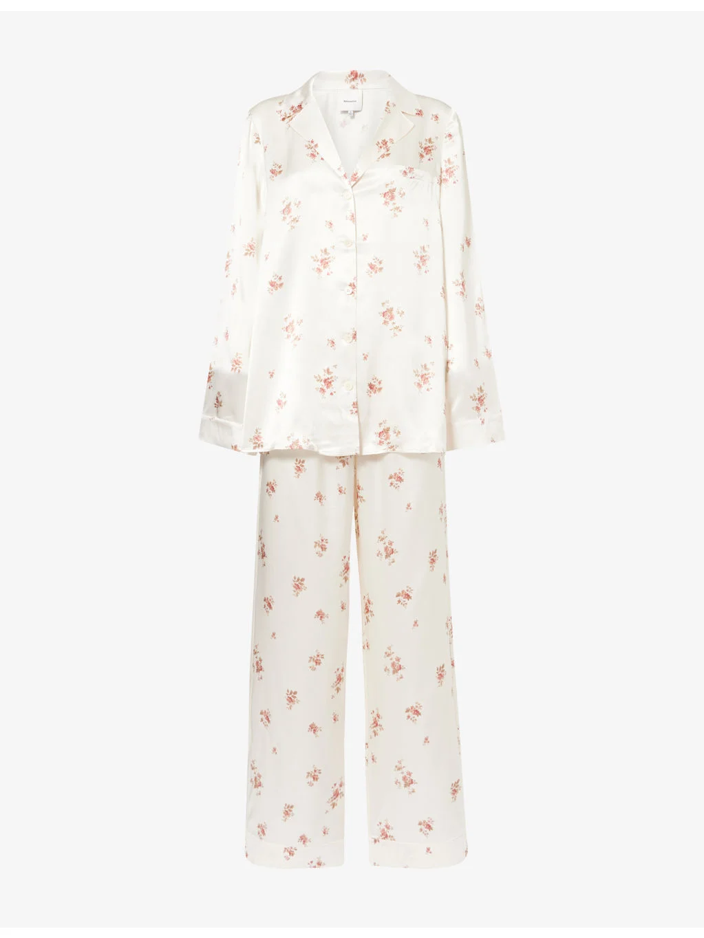 Ella Relaxed-Fit Silk Pyjamas Set - 1