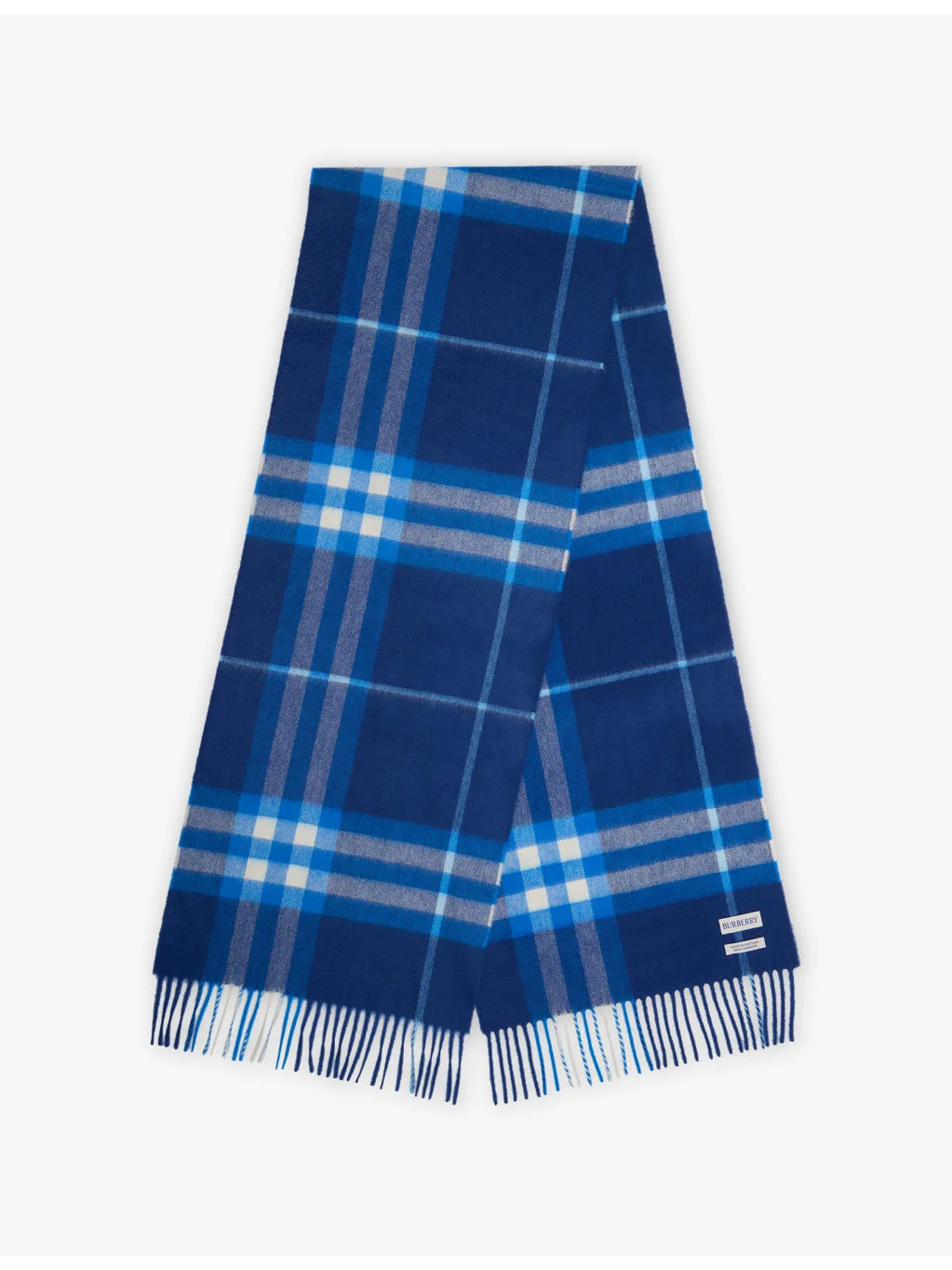 Check Cashmere Scarf - 1