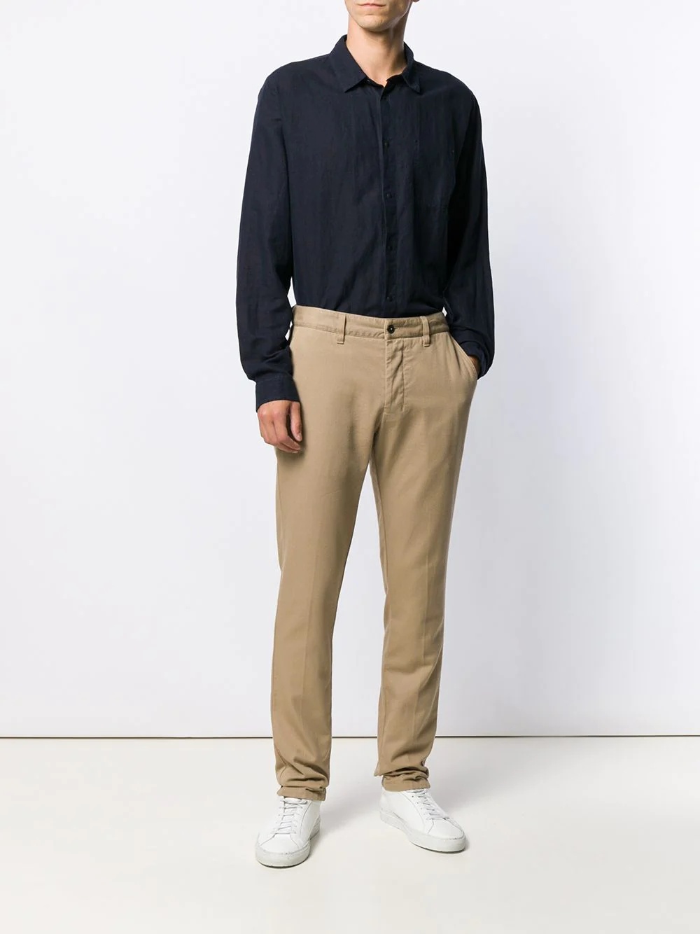 straight-leg chinos - 2