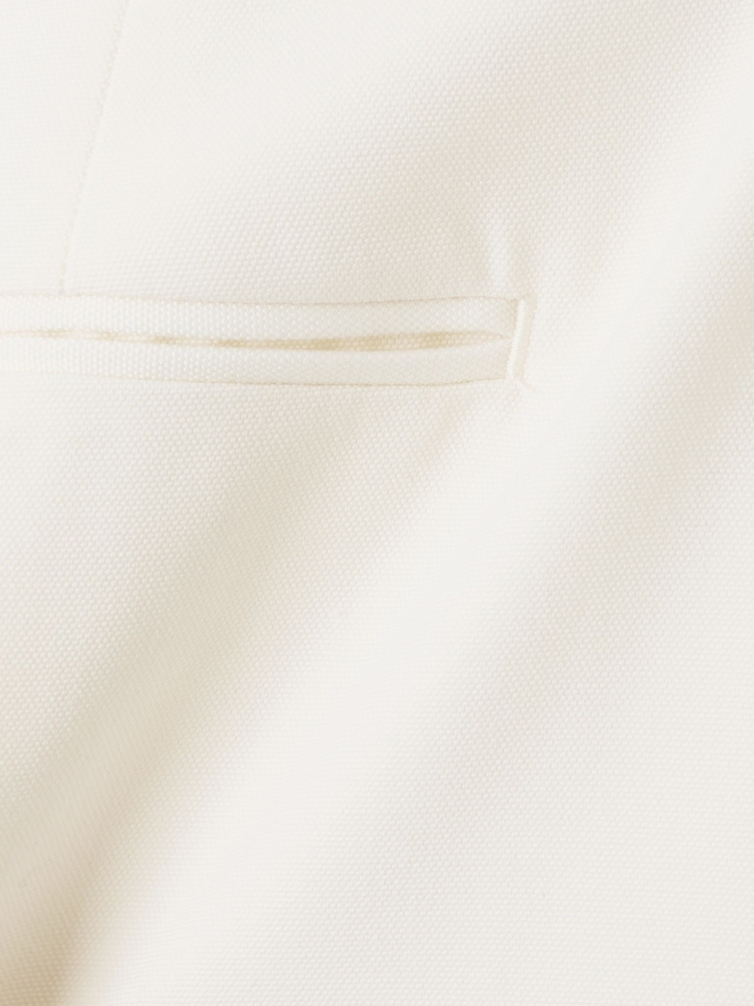 Wool-canvas tapered pants White - 4