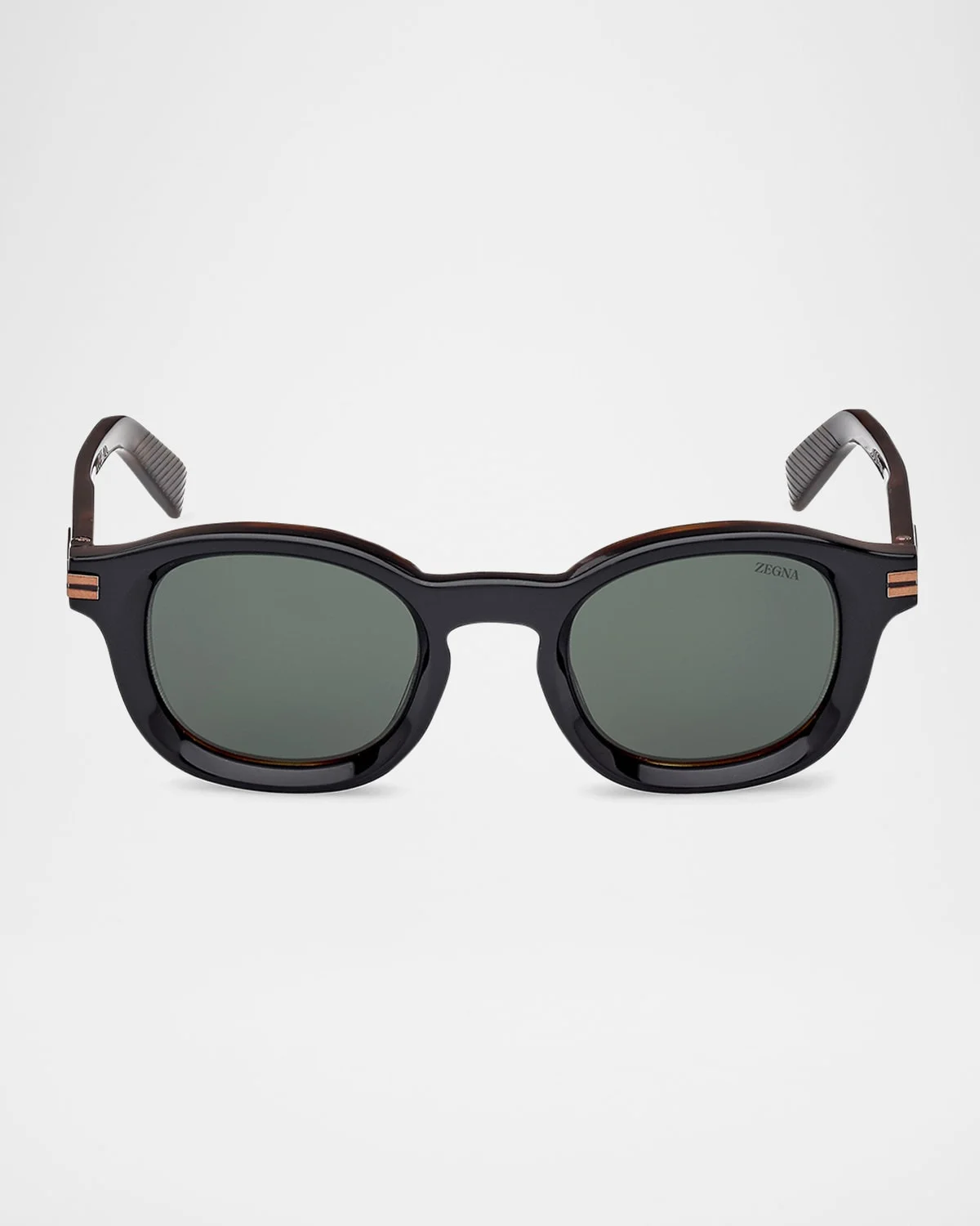 Men's AURORA I Acetate Round Sunglasses - 1