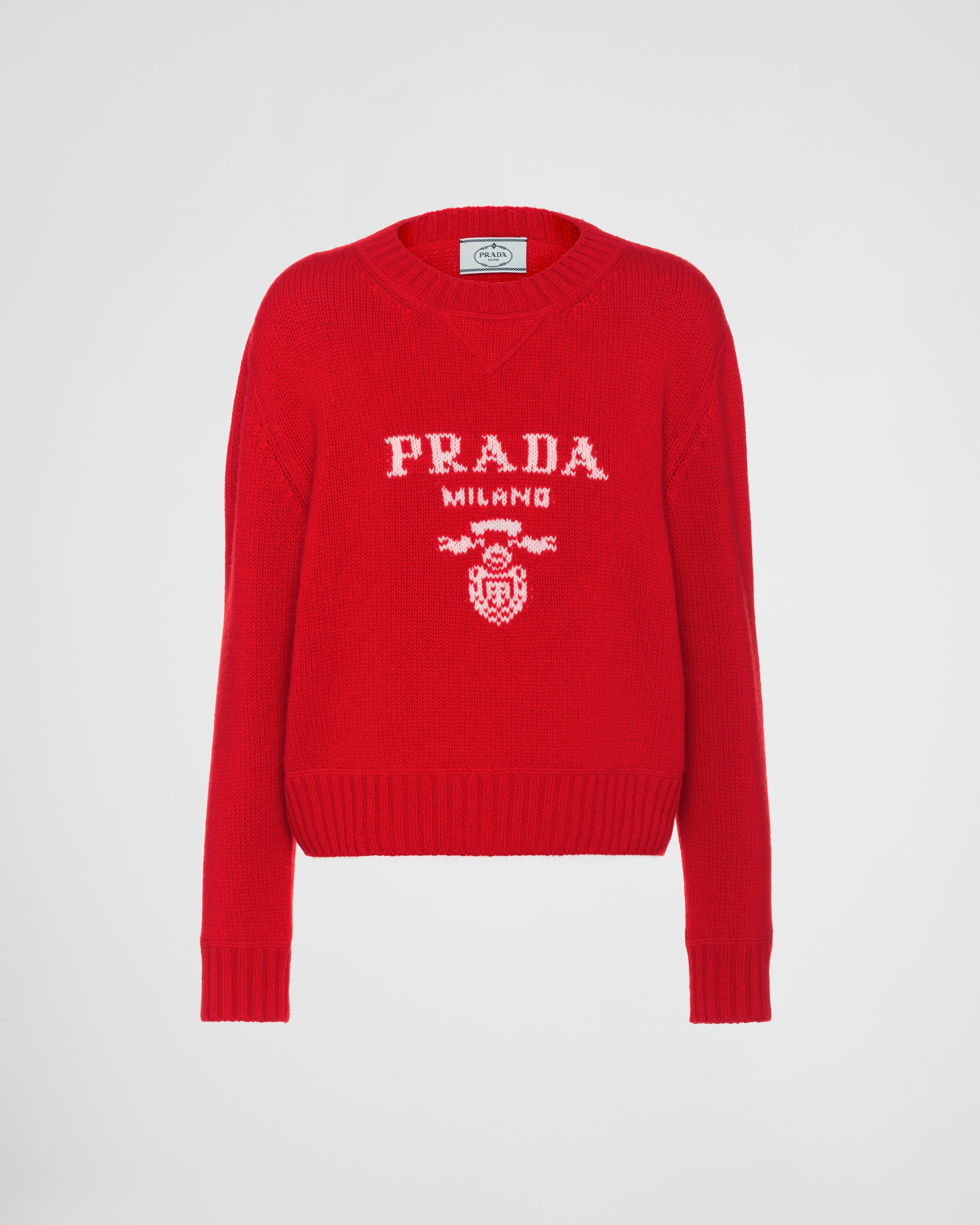 Wool and cashmere crew-neck sweater - 1