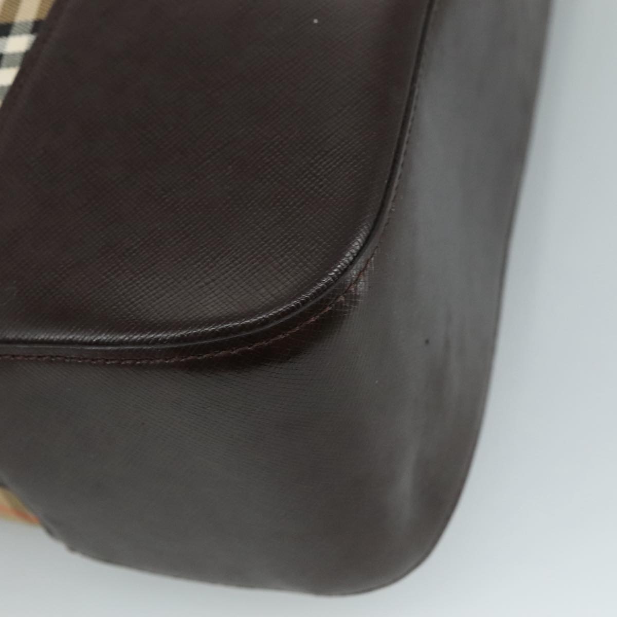 Burberry Nova Check Shoulder Bag Canvas Beige - 14