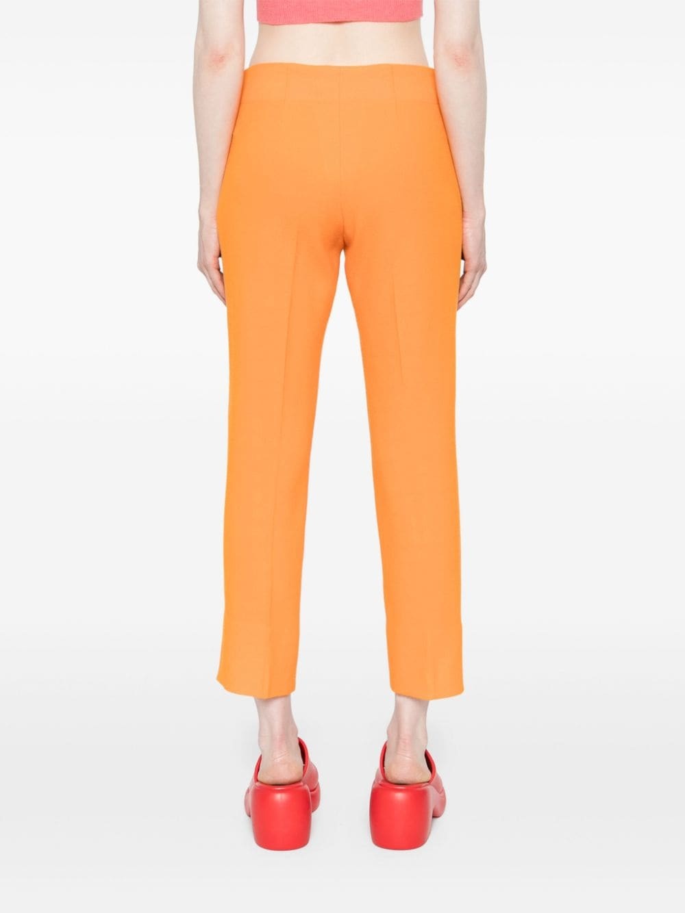 wool cropped trousers - 4