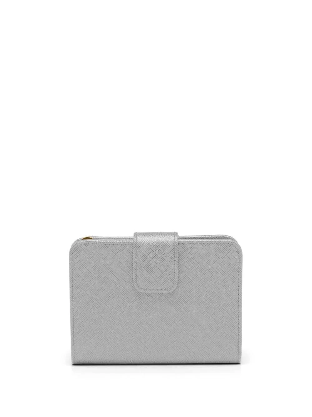 logo-plaque Saffiano wallet - 1