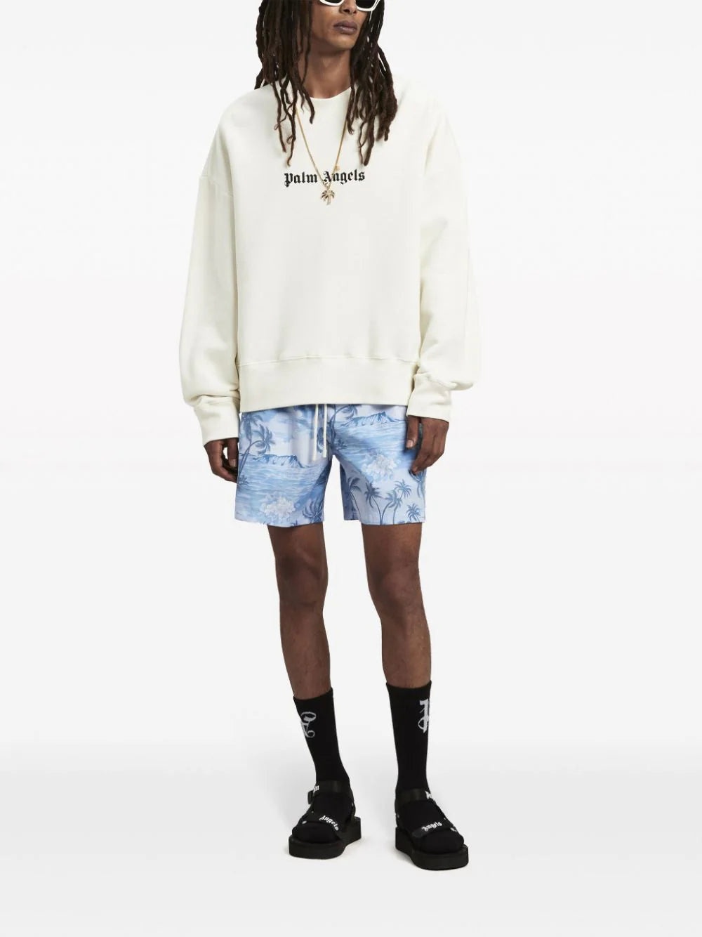 LOGO-PRINT COTTON SWEATSHIRT - 2