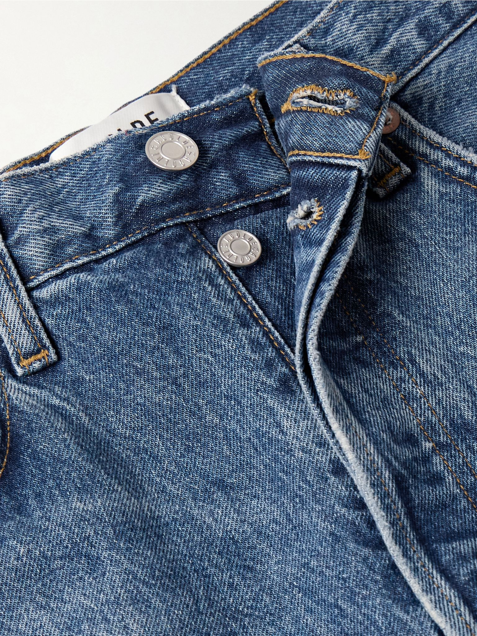 Kelly high-rise straight-leg jeans Dark denim - 6