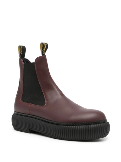 Lanvin chunky-sole leather boots outlook