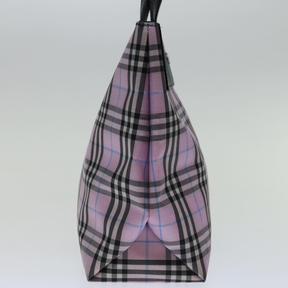 Burberry Nova Check Hand Bag Nylon Pink - 3