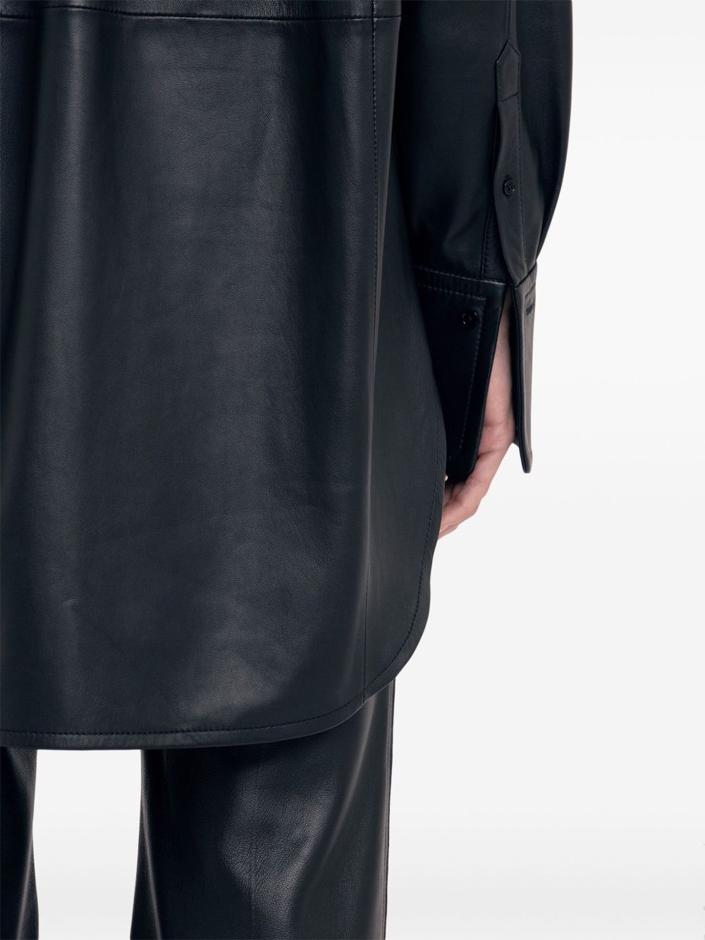 leather shirt - 5