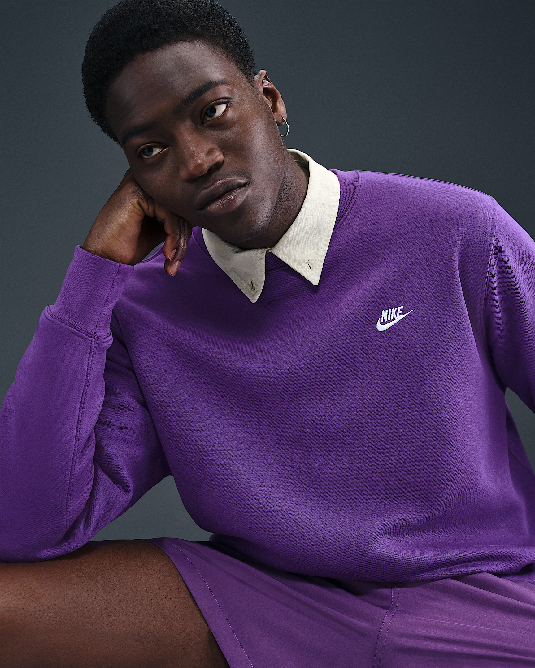 Nike Club Men's Fleece Crew - 3