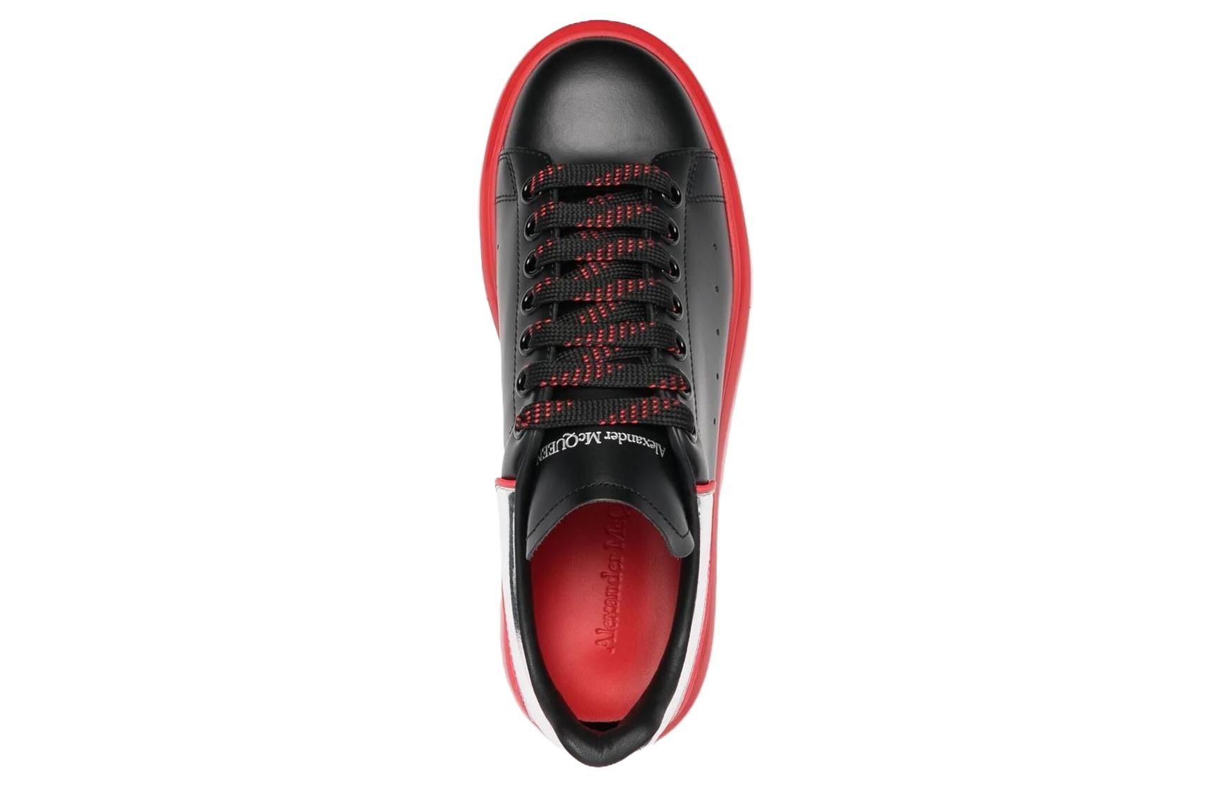 Alexander McQueen Oversized Sneaker 'Black Silver Lust Red' 705068WIBNZ1091 - 5