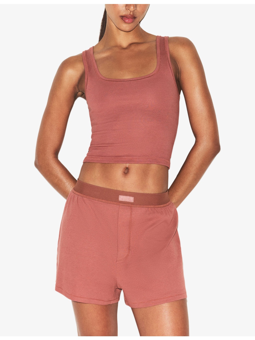 Ribbed Scoop-Neck Cotton-Jersey Tank Top - 3