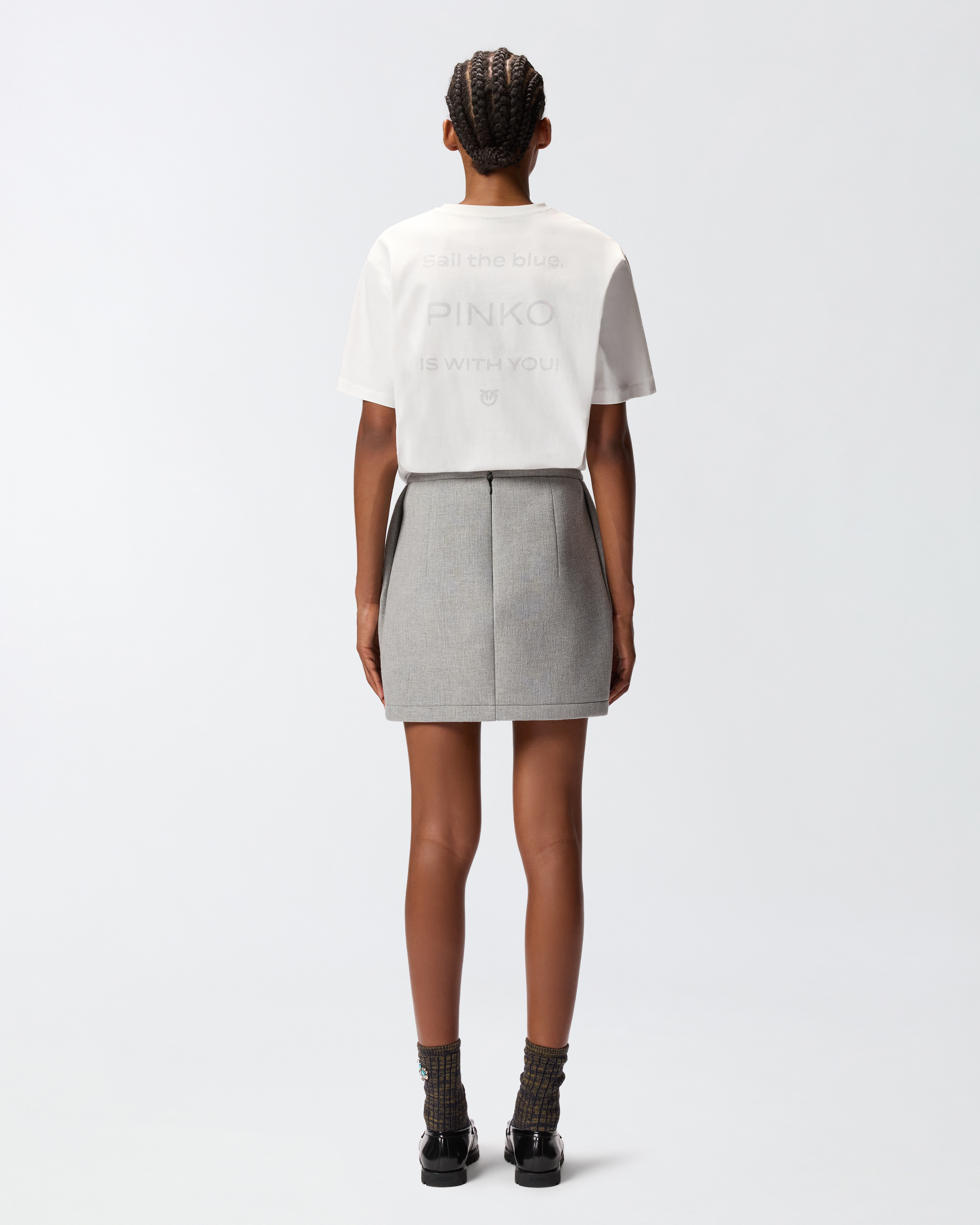 RHINESTONE LOGO T-SHIRT - 4