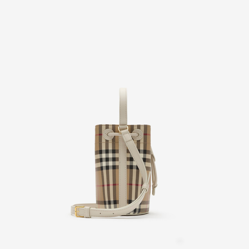Mini Check Bucket Bag 2