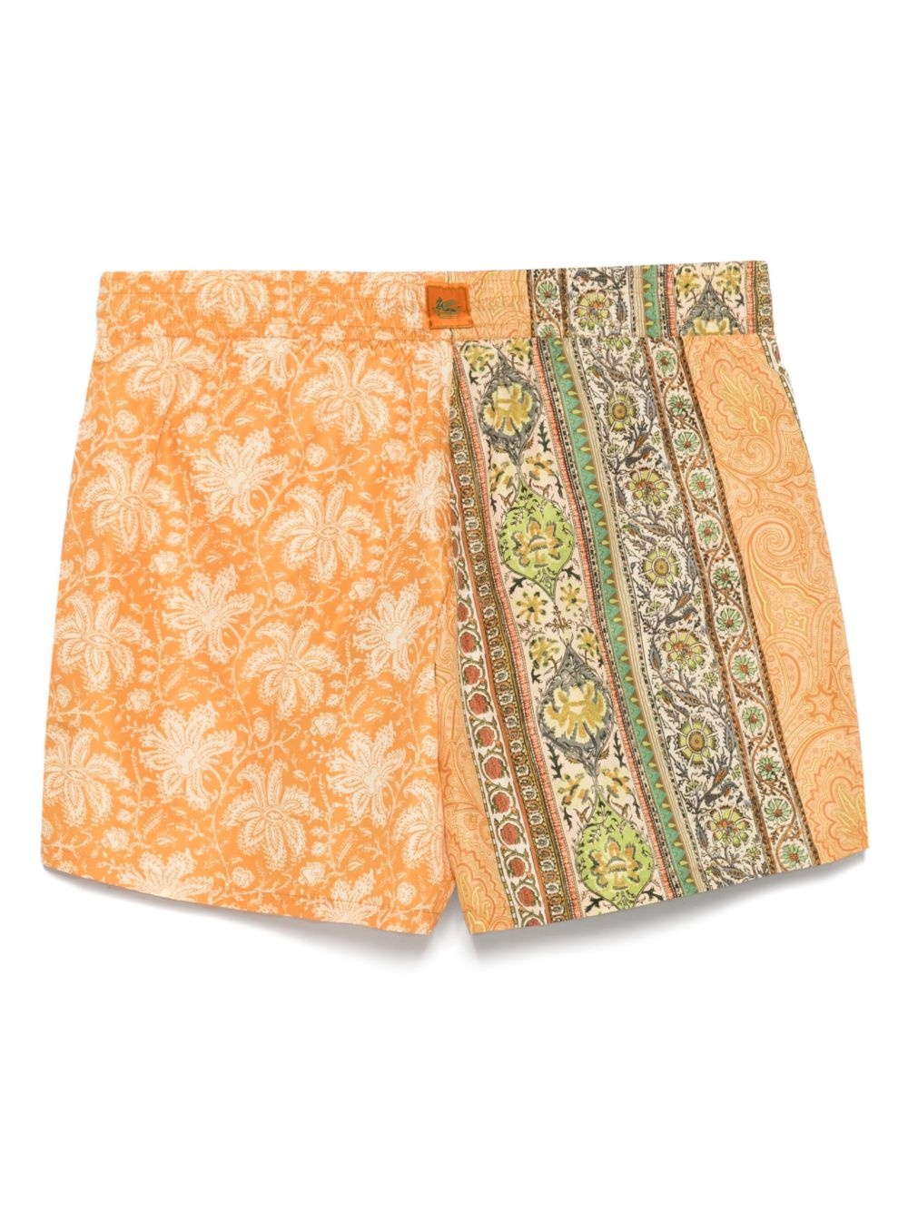 double-pattern swim shorts - 2