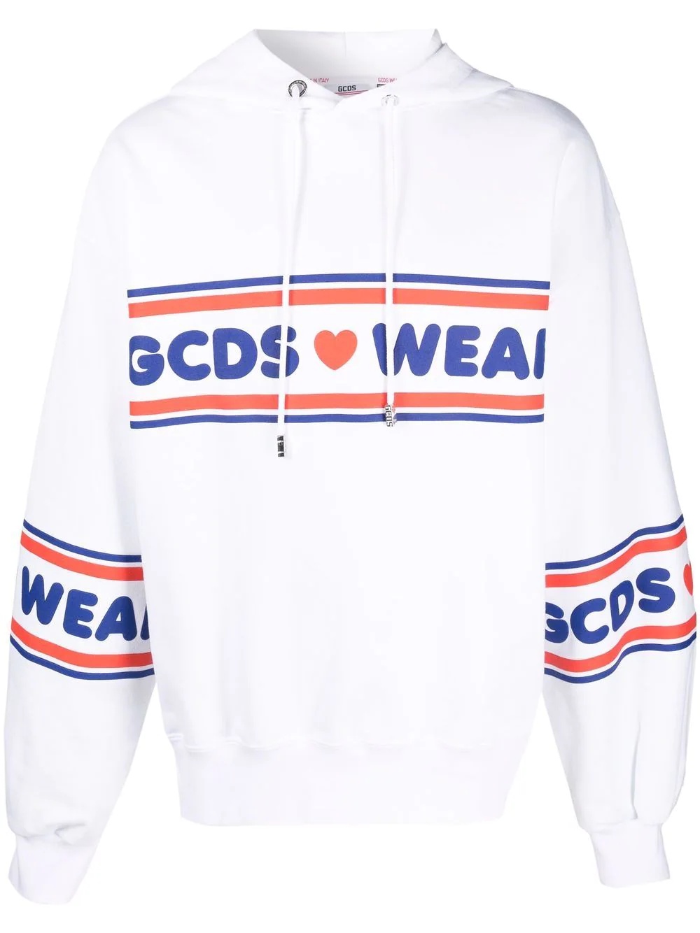 cute logo-print hoodie - 1