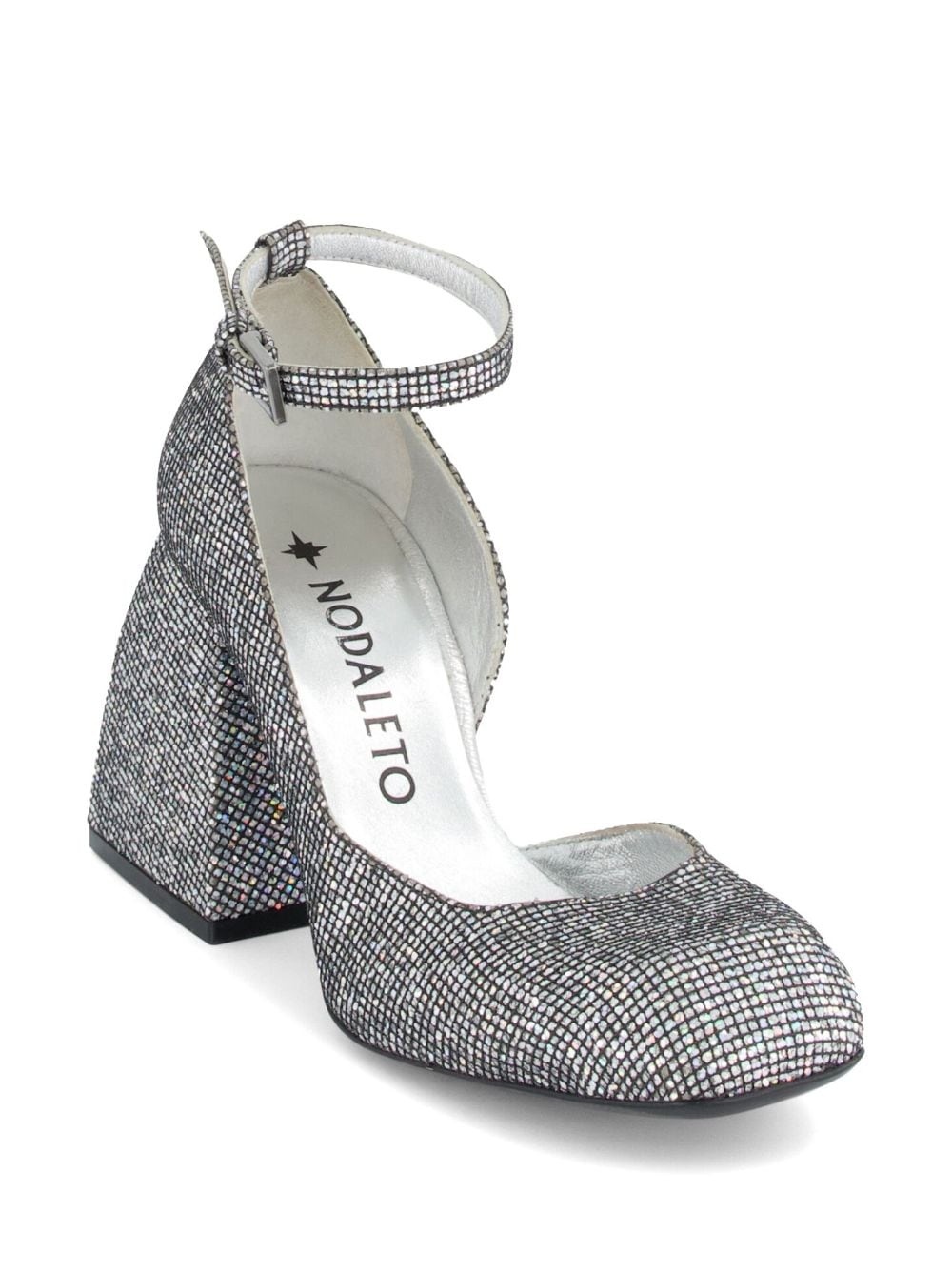 square-toe block-heel pumps - 2