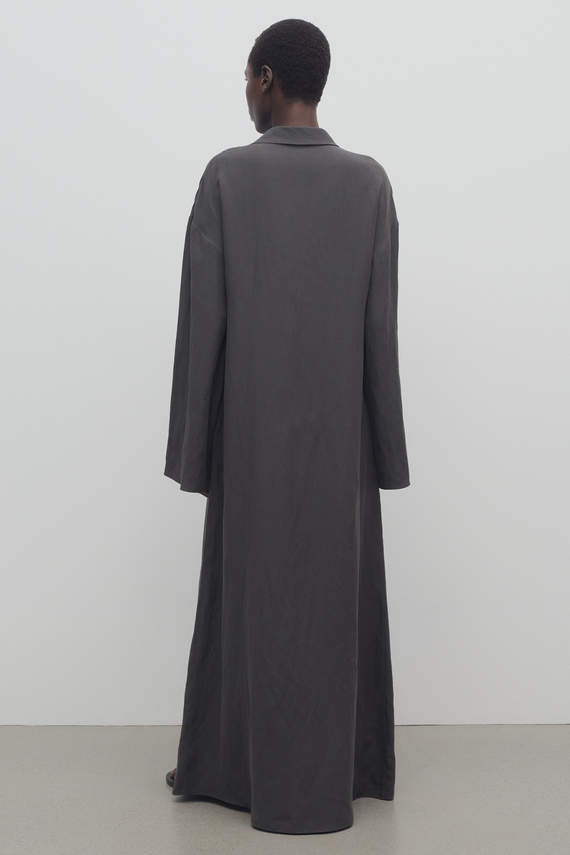 Millen Dress in Silk and Linen - 5