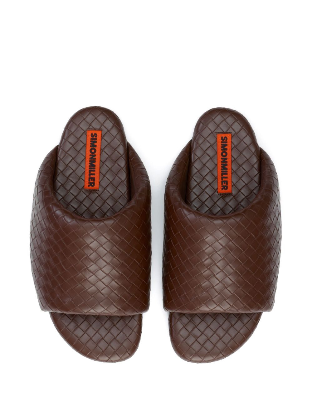 woven-design bubble slides - 2