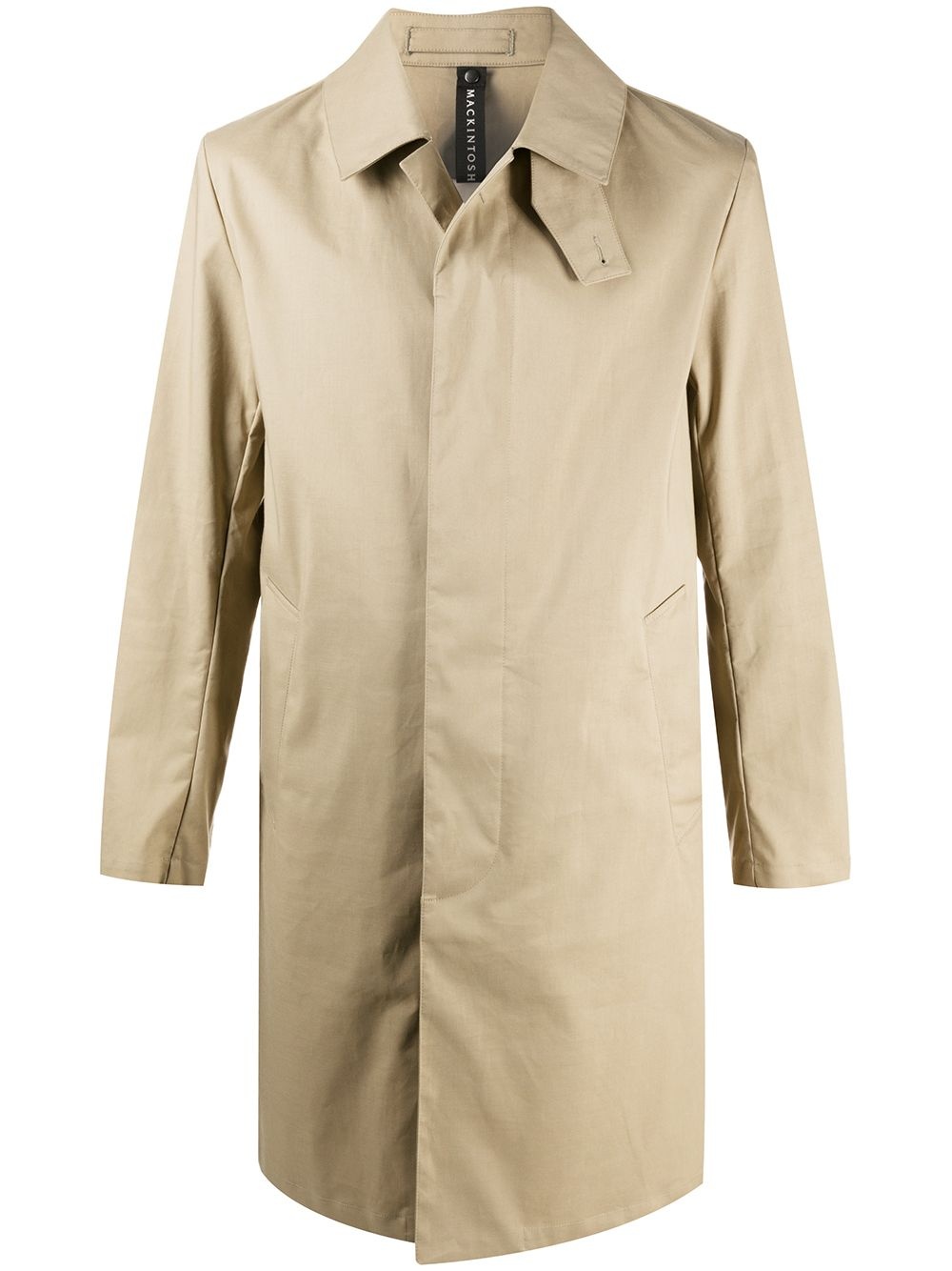 MANCHESTER single-breasted car coat - 1