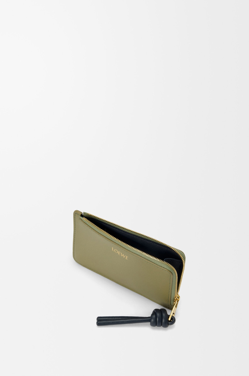Knot coin cardholder in shiny nappa calfskin 3
