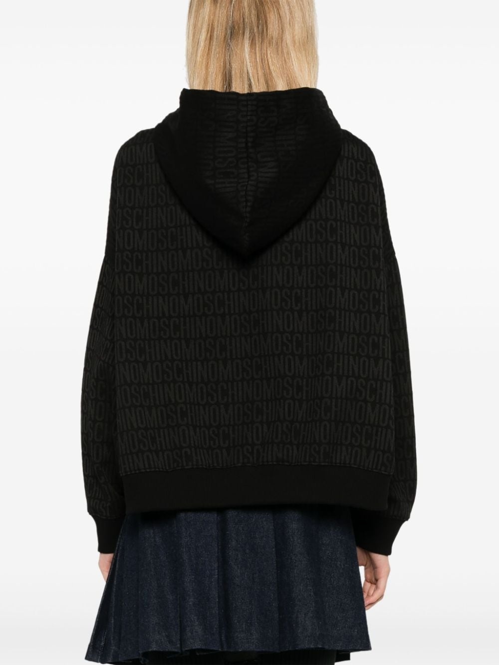 logo-print hoodie - 4