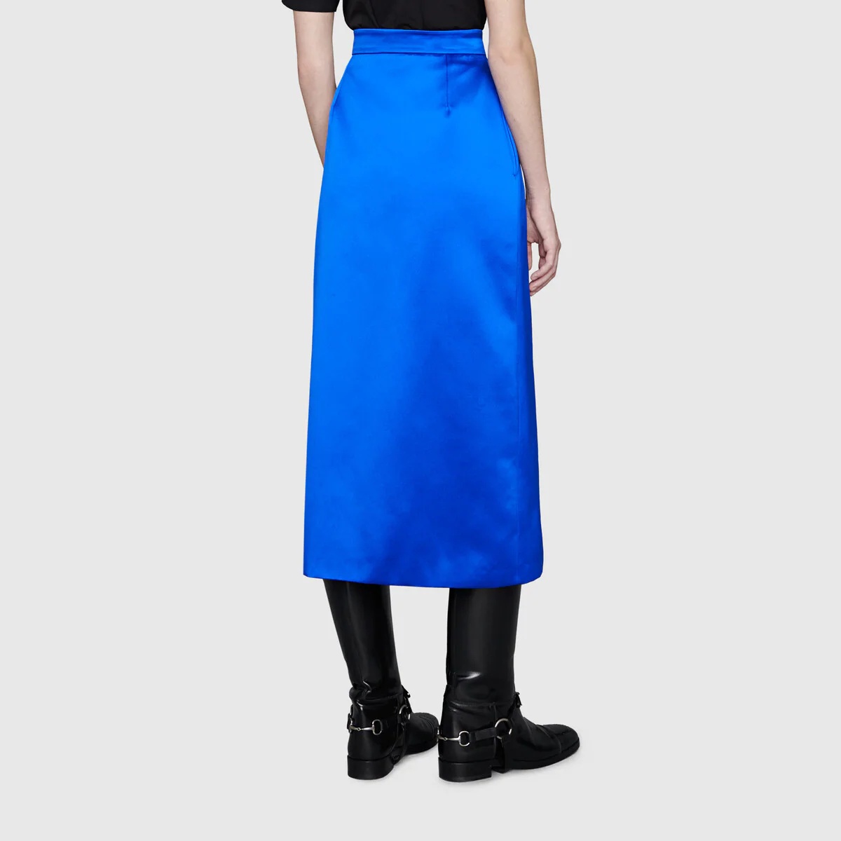 Silk duchesse skirt - 4