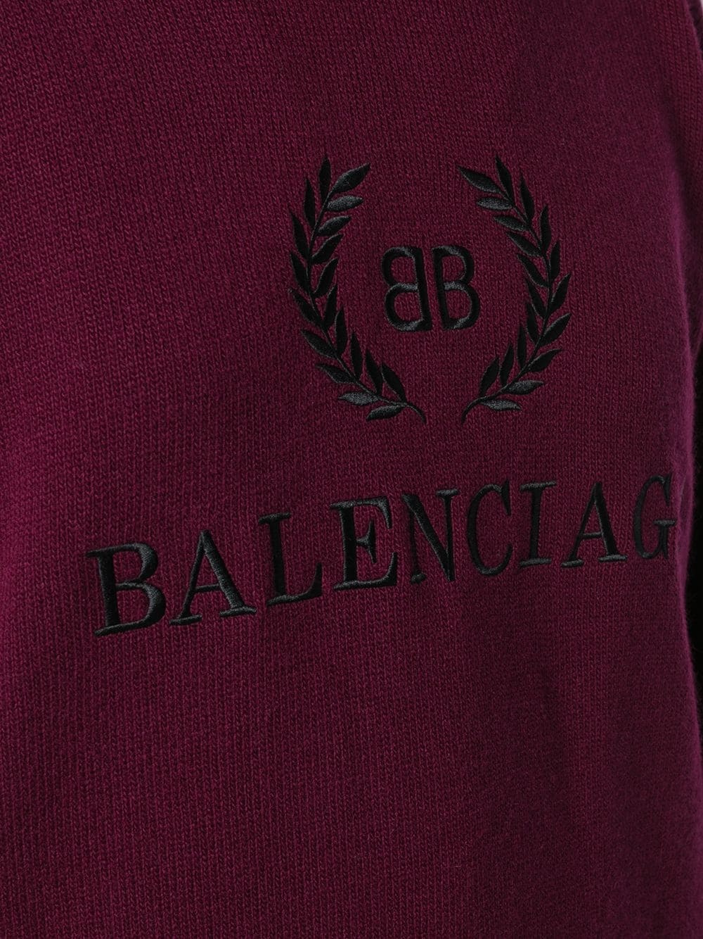 embroidered logo jumper - 5