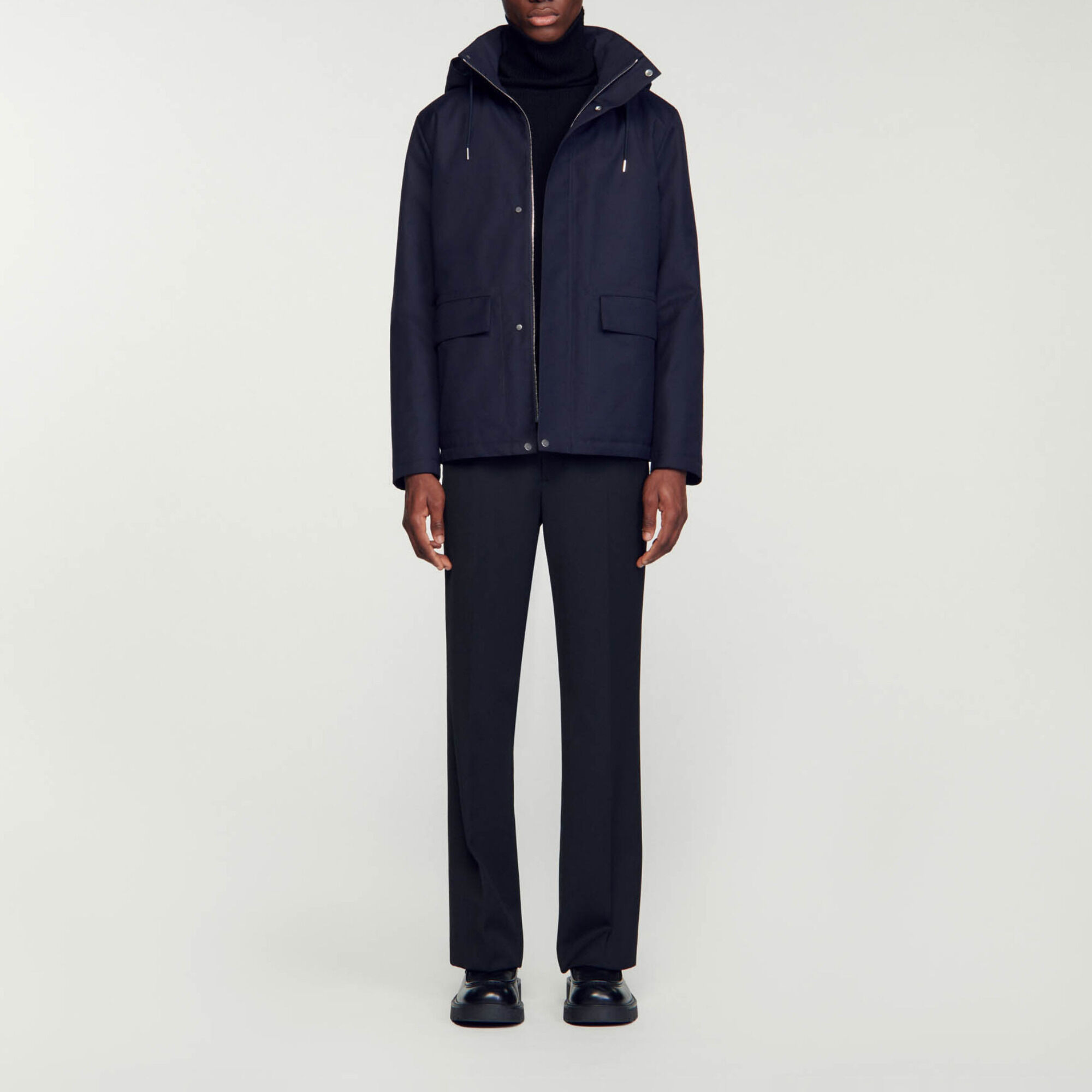 TECHNICAL HOODED COAT - 2