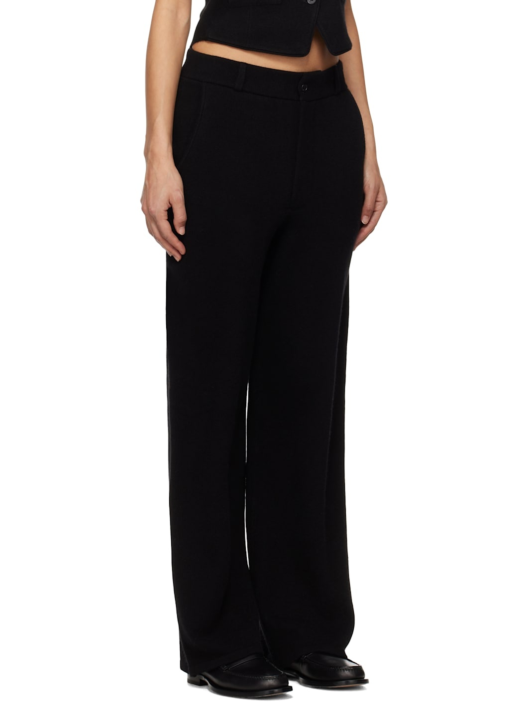 Black Tailored Trousers - 2