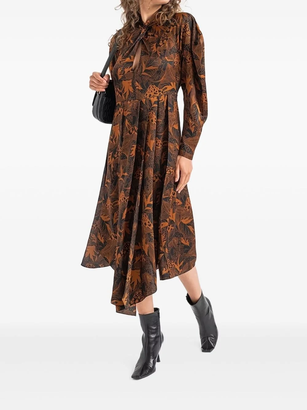 floral-print dress - 1